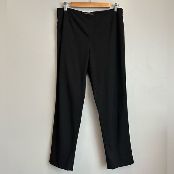 Lafayette 148 NYC Virgin Wool Black Pants - Picture 1 of 8